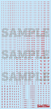 GAIANOTES GND-03 Caution Decal Foil Red
